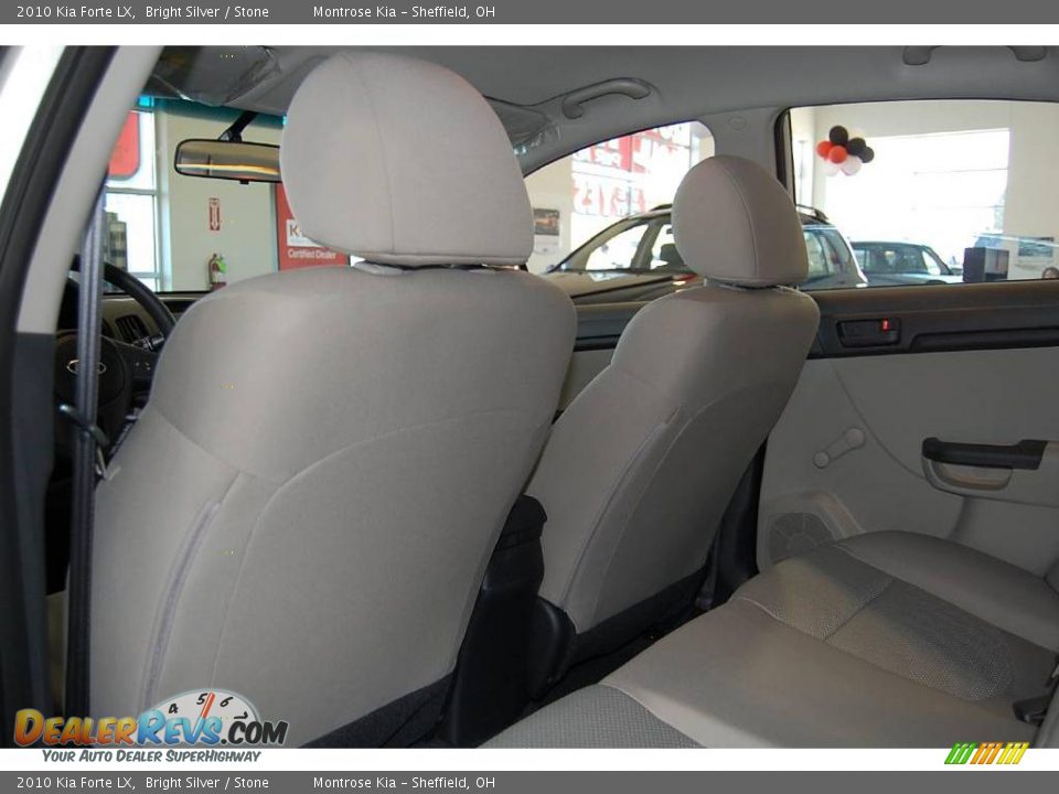 2010 Kia Forte LX Bright Silver / Stone Photo #13