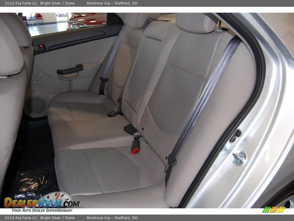 2010 Kia Forte LX Bright Silver / Stone Photo #14