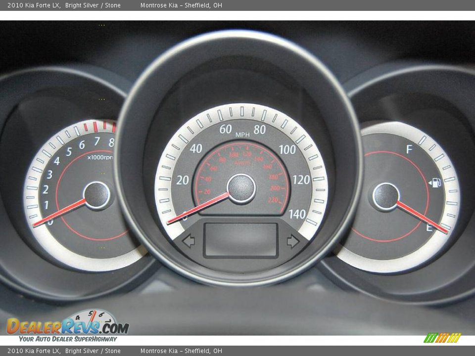 2010 Kia Forte LX Bright Silver / Stone Photo #29