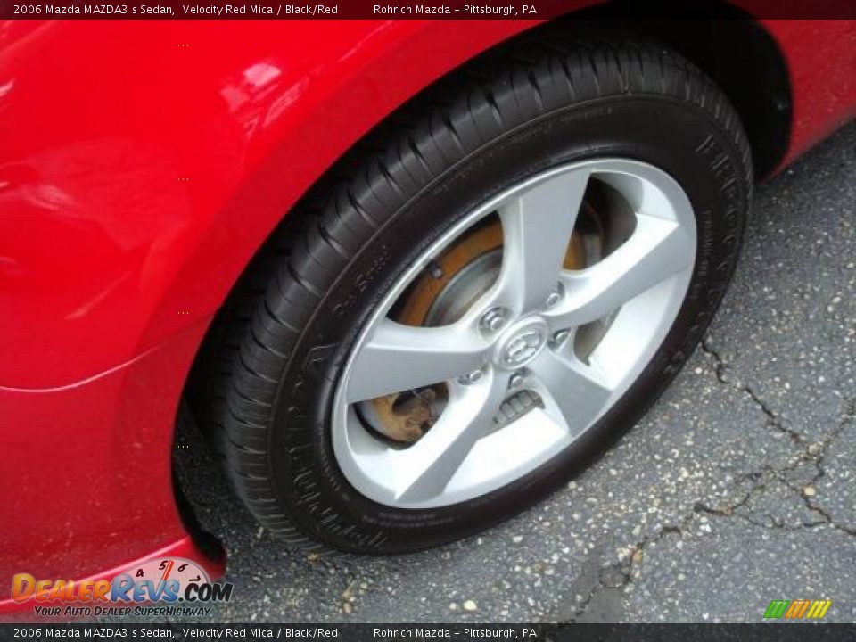 2006 Mazda MAZDA3 s Sedan Velocity Red Mica / Black/Red Photo #9