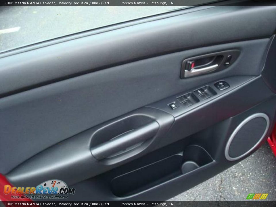 2006 Mazda MAZDA3 s Sedan Velocity Red Mica / Black/Red Photo #14