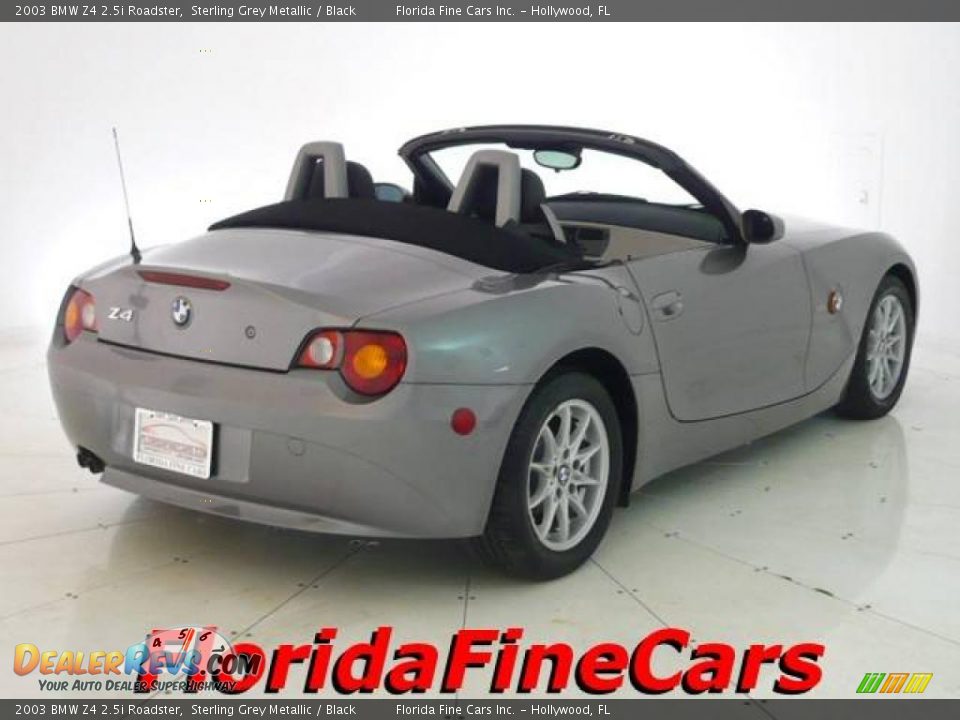 2003 BMW Z4 2.5i Roadster Sterling Grey Metallic / Black Photo #2