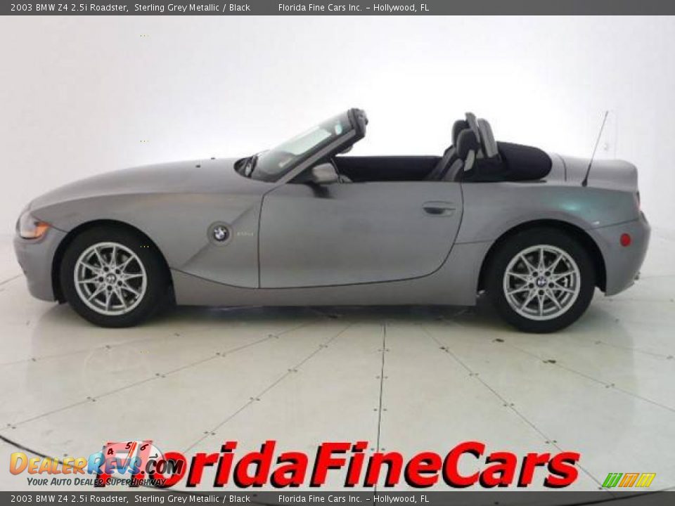 2003 BMW Z4 2.5i Roadster Sterling Grey Metallic / Black Photo #3