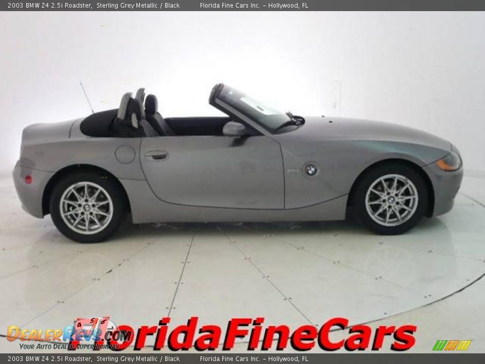 2003 BMW Z4 2.5i Roadster Sterling Grey Metallic / Black Photo #4