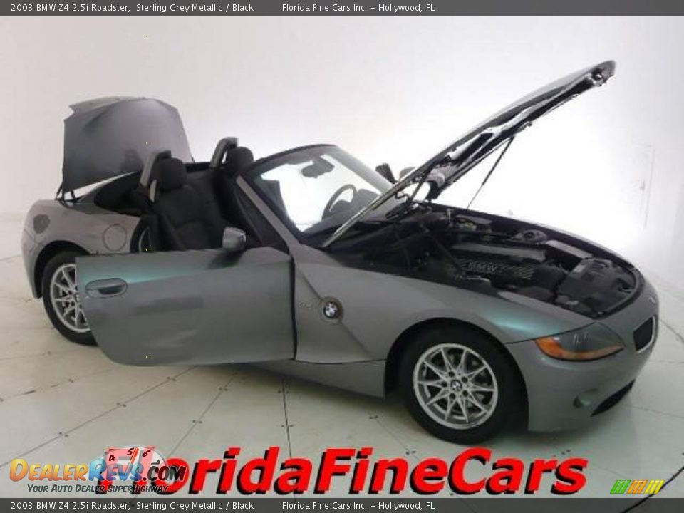 2003 BMW Z4 2.5i Roadster Sterling Grey Metallic / Black Photo #7