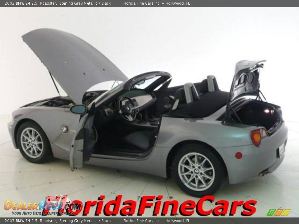 2003 BMW Z4 2.5i Roadster Sterling Grey Metallic / Black Photo #8