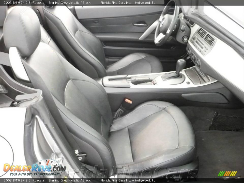 2003 BMW Z4 2.5i Roadster Sterling Grey Metallic / Black Photo #14