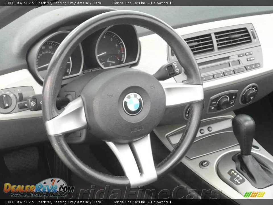 2003 BMW Z4 2.5i Roadster Sterling Grey Metallic / Black Photo #16