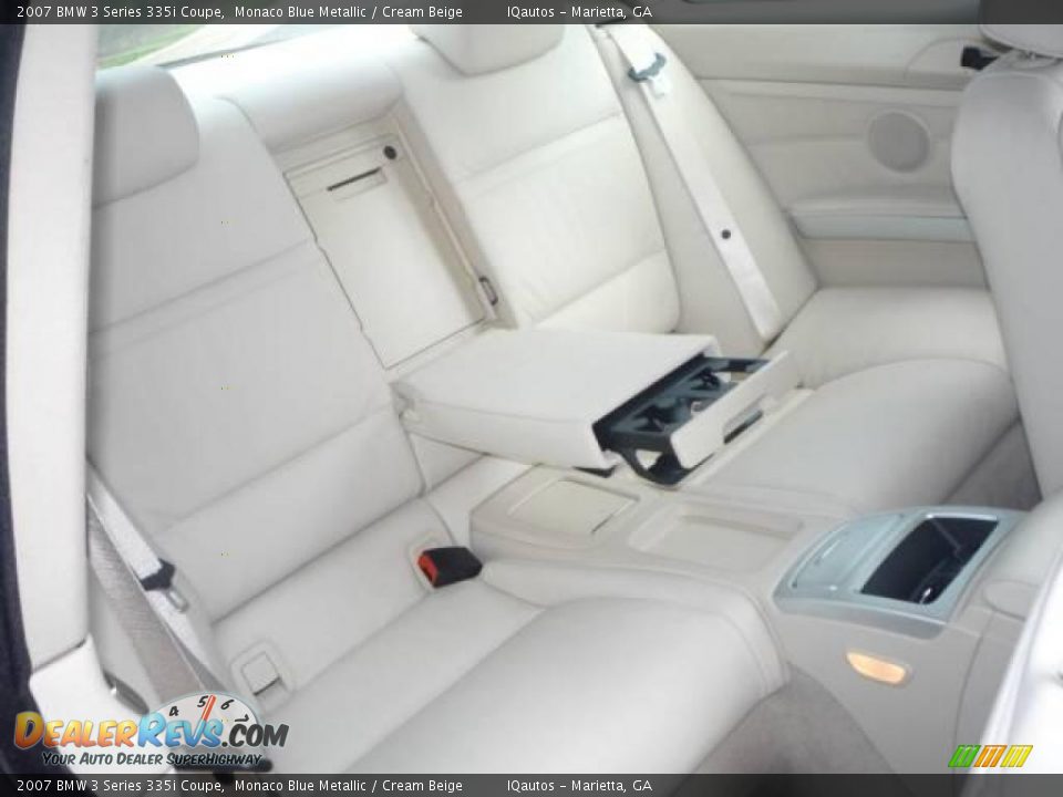 2007 BMW 3 Series 335i Coupe Monaco Blue Metallic / Cream Beige Photo #8