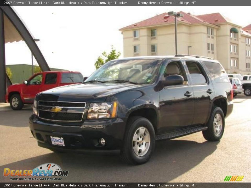 2007 Chevrolet Tahoe LT 4x4 Dark Blue Metallic / Dark Titanium/Light Titanium Photo #2
