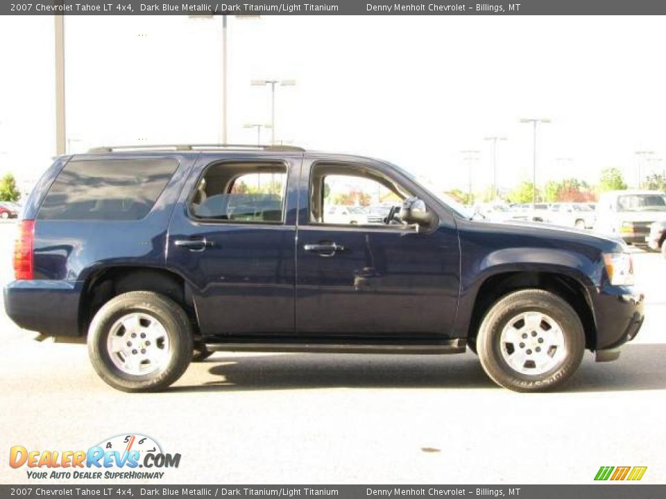 2007 Chevrolet Tahoe LT 4x4 Dark Blue Metallic / Dark Titanium/Light Titanium Photo #4