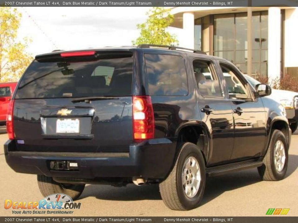 2007 Chevrolet Tahoe LT 4x4 Dark Blue Metallic / Dark Titanium/Light Titanium Photo #5