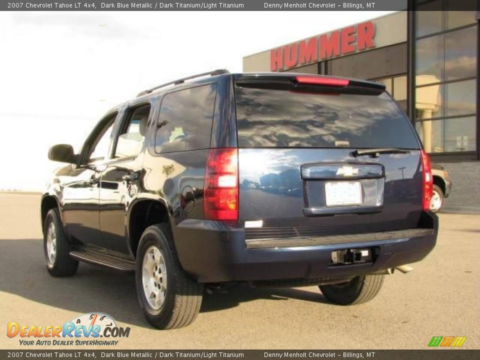 2007 Chevrolet Tahoe LT 4x4 Dark Blue Metallic / Dark Titanium/Light Titanium Photo #6