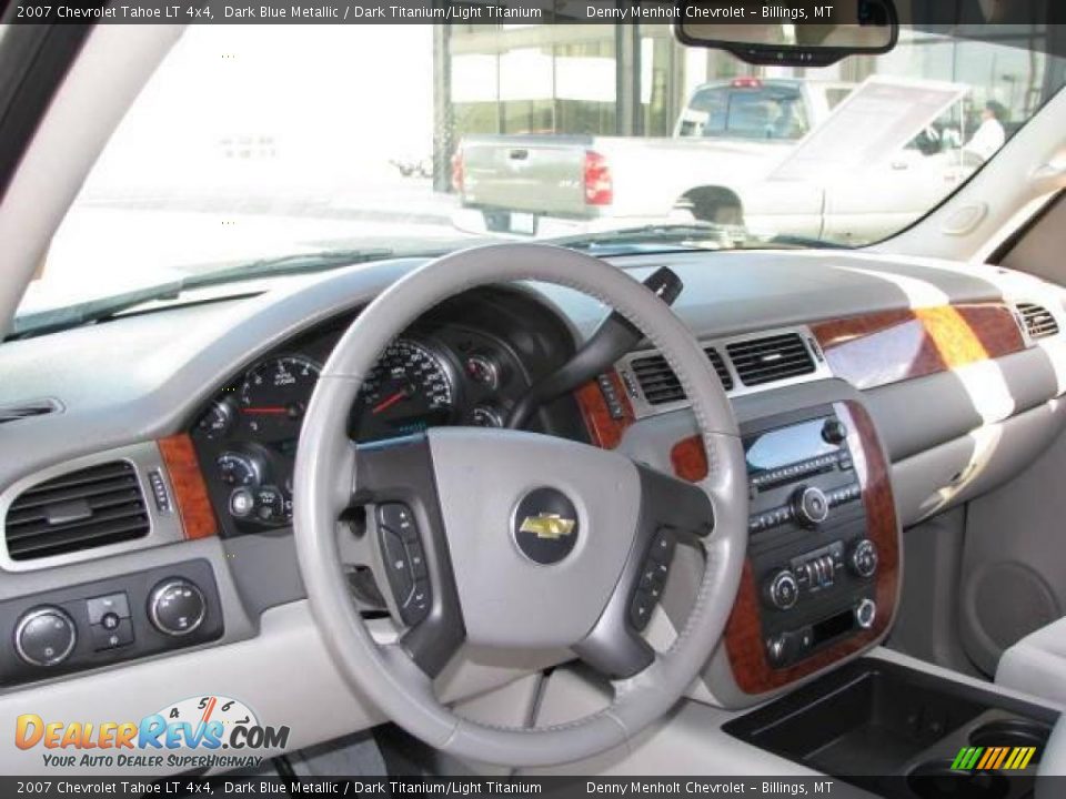 2007 Chevrolet Tahoe LT 4x4 Dark Blue Metallic / Dark Titanium/Light Titanium Photo #10