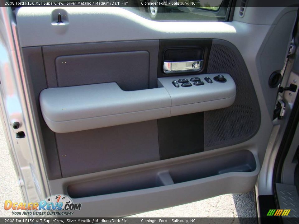 2008 Ford F150 XLT SuperCrew Silver Metallic / Medium/Dark Flint Photo #14