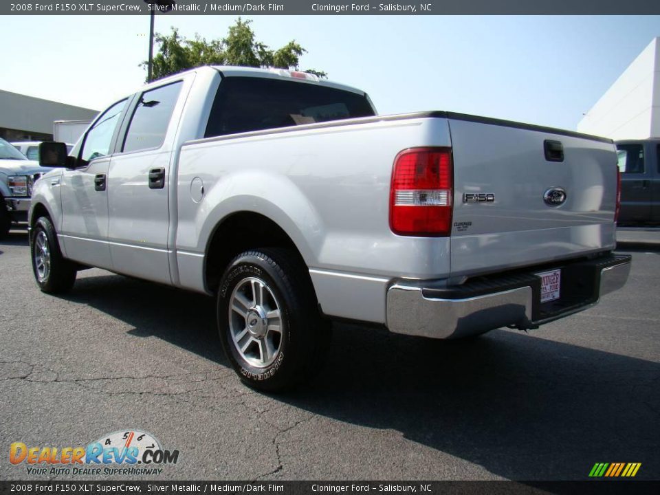 2008 Ford F150 XLT SuperCrew Silver Metallic / Medium/Dark Flint Photo #21