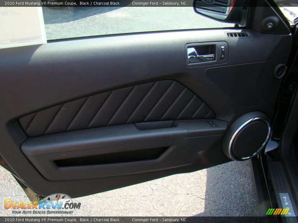 2010 Ford Mustang V6 Premium Coupe Black / Charcoal Black Photo #13