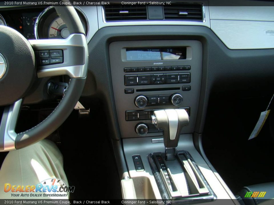 2010 Ford Mustang V6 Premium Coupe Black / Charcoal Black Photo #22