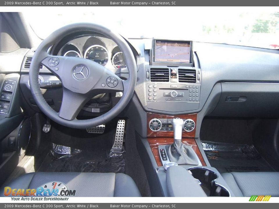 2009 Mercedes-Benz C 300 Sport Arctic White / Black Photo #3