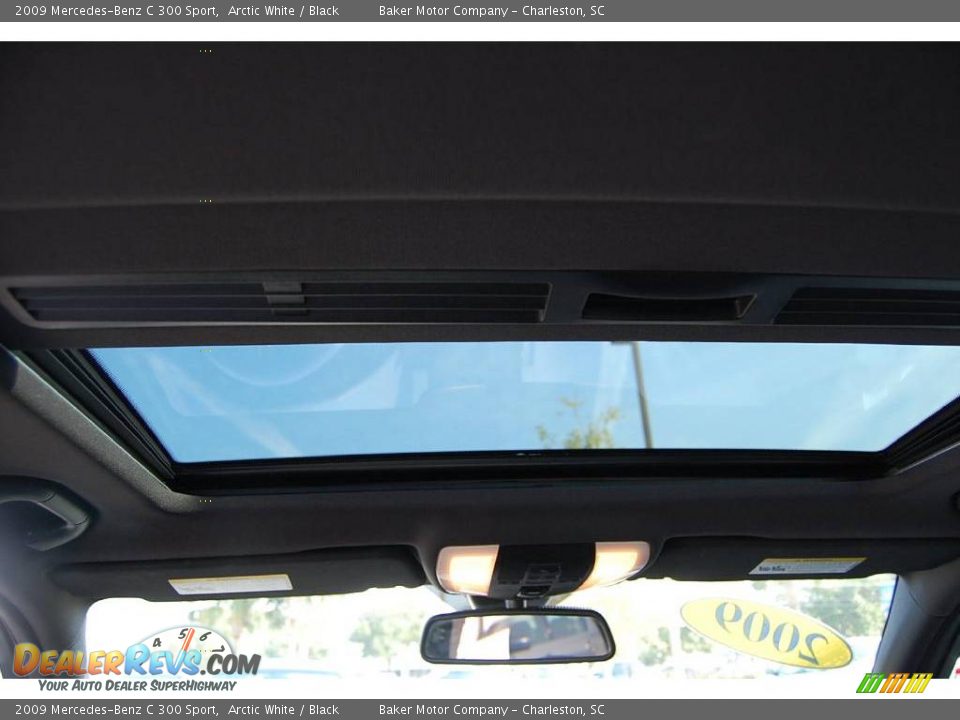 2009 Mercedes-Benz C 300 Sport Arctic White / Black Photo #4