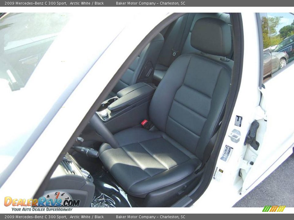 2009 Mercedes-Benz C 300 Sport Arctic White / Black Photo #6