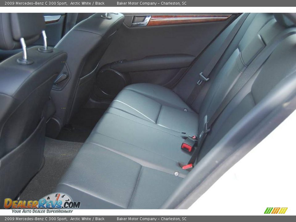 2009 Mercedes-Benz C 300 Sport Arctic White / Black Photo #8