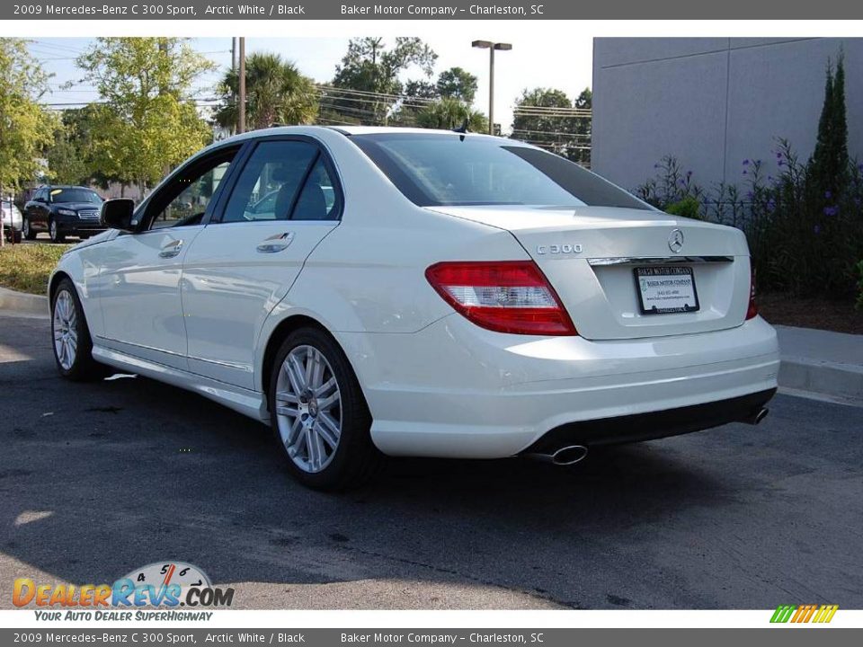 2009 Mercedes-Benz C 300 Sport Arctic White / Black Photo #18