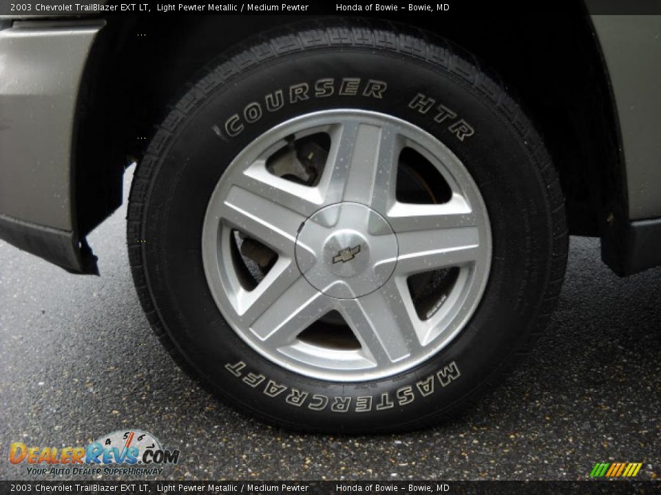 2003 Chevrolet TrailBlazer EXT LT Light Pewter Metallic / Medium Pewter Photo #9