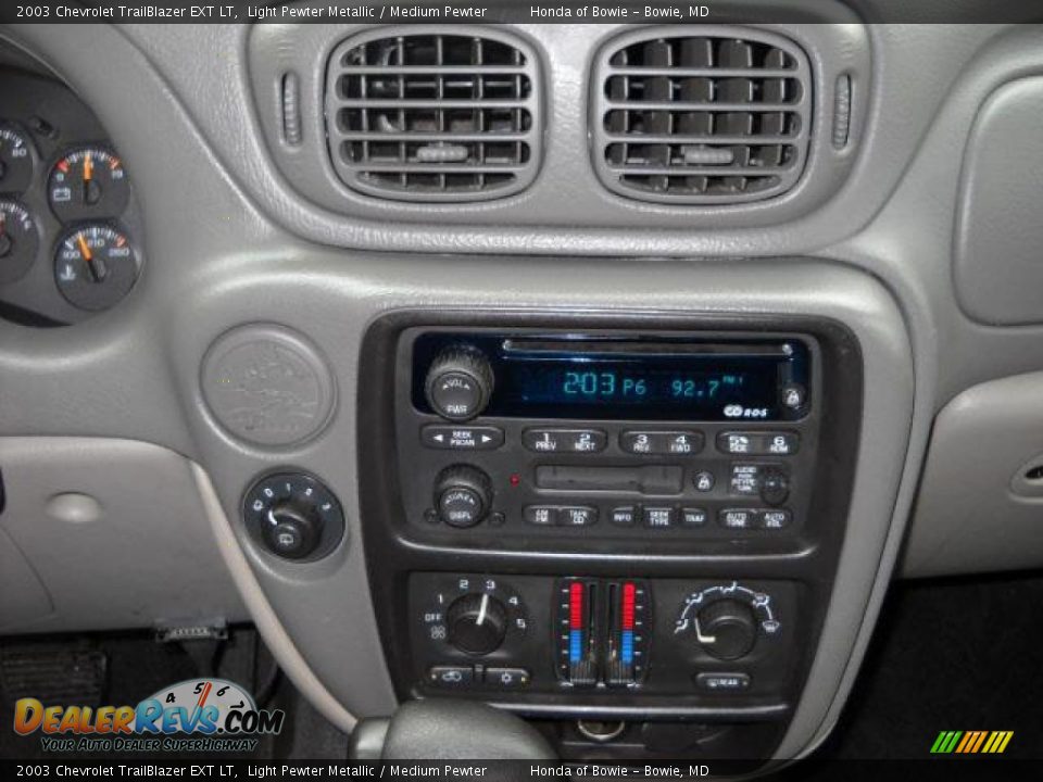 2003 Chevrolet TrailBlazer EXT LT Light Pewter Metallic / Medium Pewter Photo #14