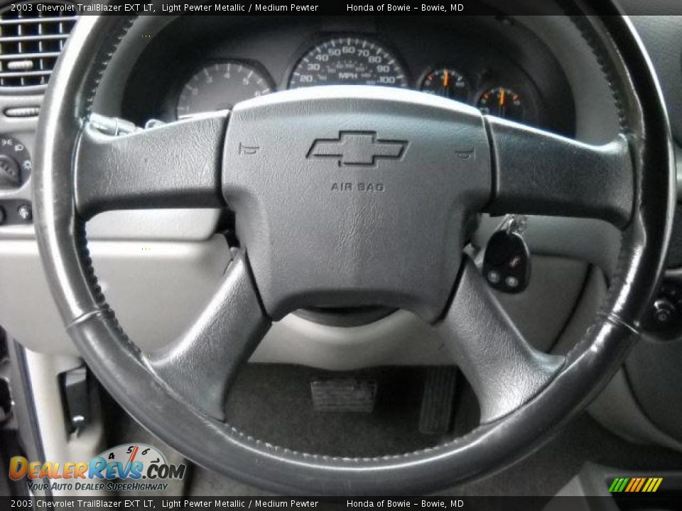 2003 Chevrolet TrailBlazer EXT LT Light Pewter Metallic / Medium Pewter Photo #16