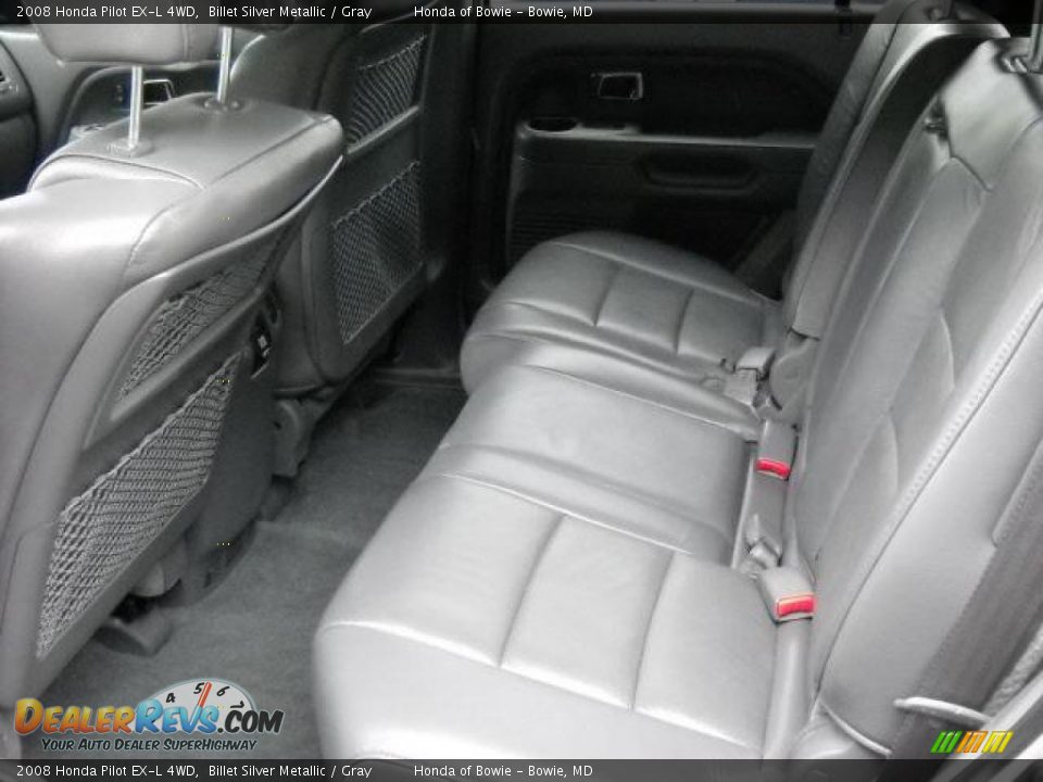 2008 Honda Pilot EX-L 4WD Billet Silver Metallic / Gray Photo #13