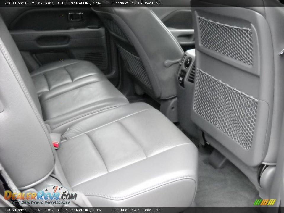 2008 Honda Pilot EX-L 4WD Billet Silver Metallic / Gray Photo #20