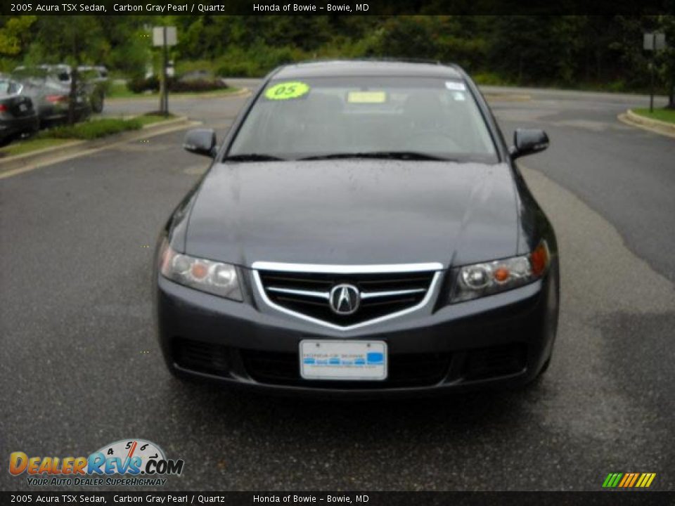 2005 Acura TSX Sedan Carbon Gray Pearl / Quartz Photo #8