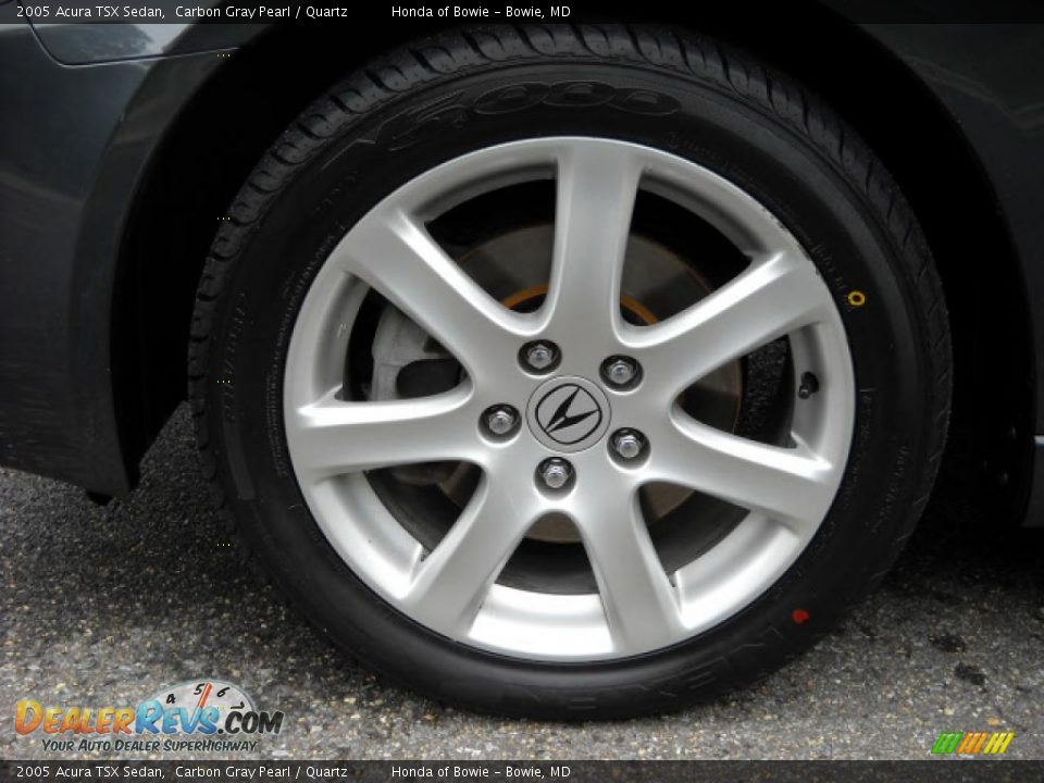 2005 Acura TSX Sedan Carbon Gray Pearl / Quartz Photo #10