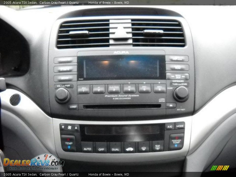 2005 Acura TSX Sedan Carbon Gray Pearl / Quartz Photo #13