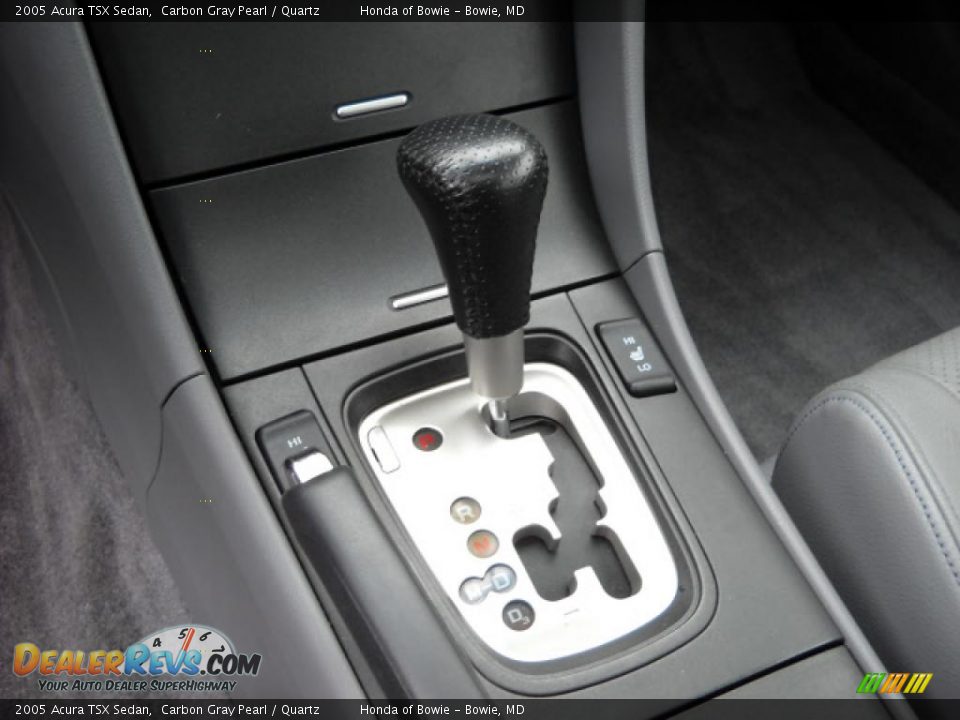 2005 Acura TSX Sedan Carbon Gray Pearl / Quartz Photo #14