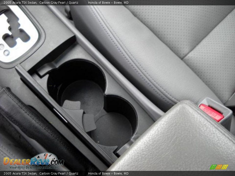 2005 Acura TSX Sedan Carbon Gray Pearl / Quartz Photo #15