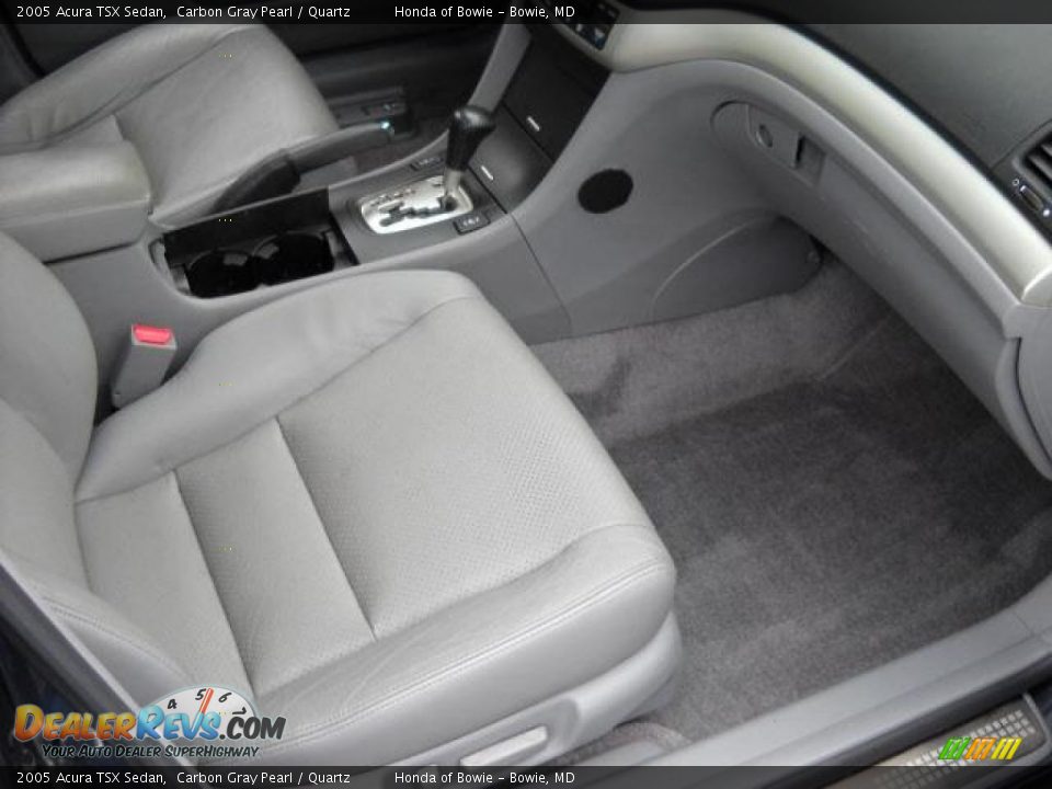 2005 Acura TSX Sedan Carbon Gray Pearl / Quartz Photo #19