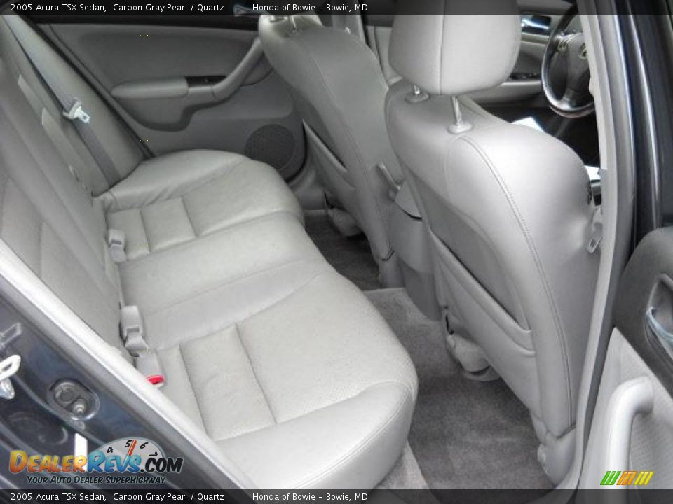 2005 Acura TSX Sedan Carbon Gray Pearl / Quartz Photo #20