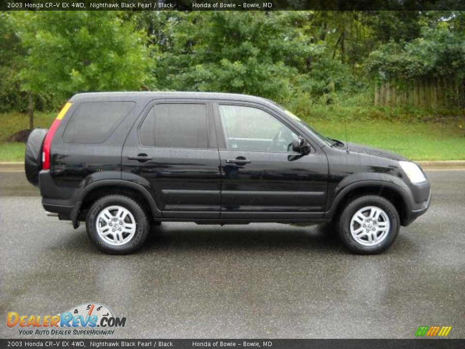 2003 Honda CR-V EX 4WD Nighthawk Black Pearl / Black Photo #2