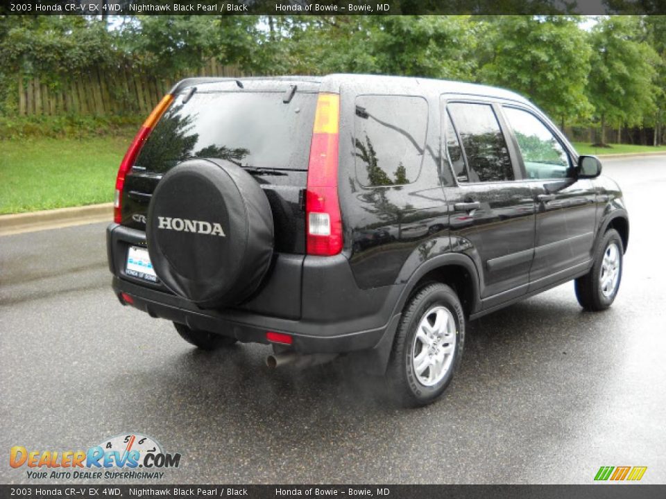 2003 Honda CR-V EX 4WD Nighthawk Black Pearl / Black Photo #3