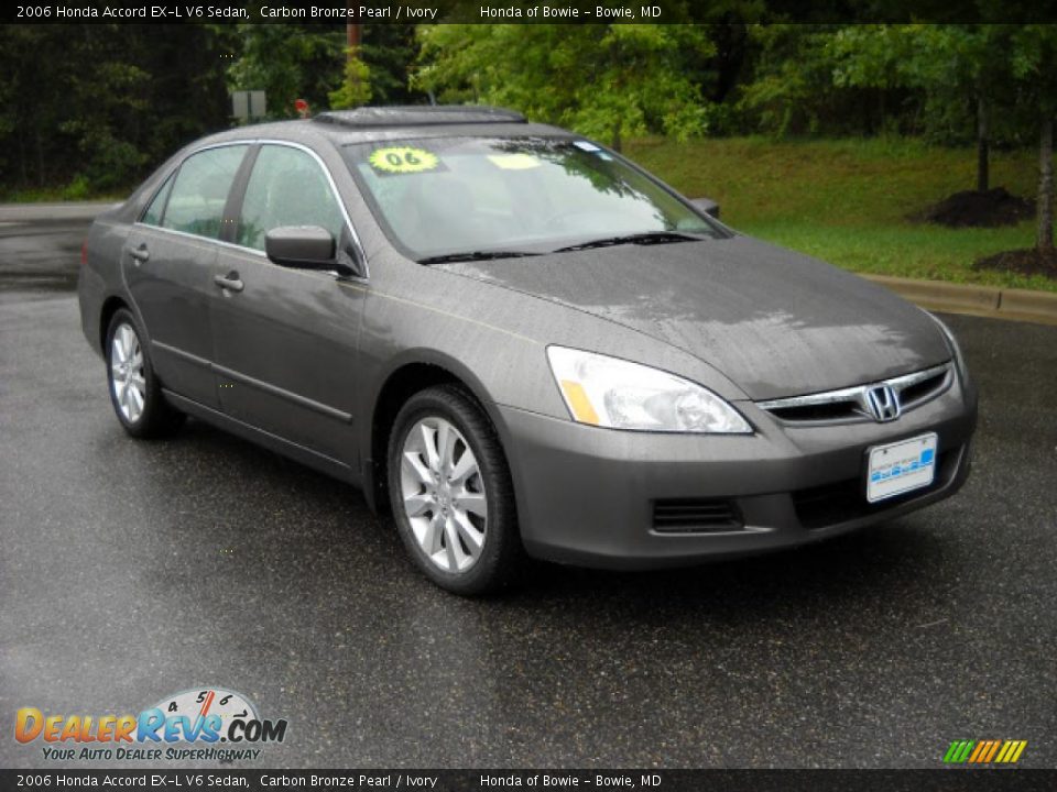 2006 Honda Accord EX-L V6 Sedan Carbon Bronze Pearl / Ivory Photo #1