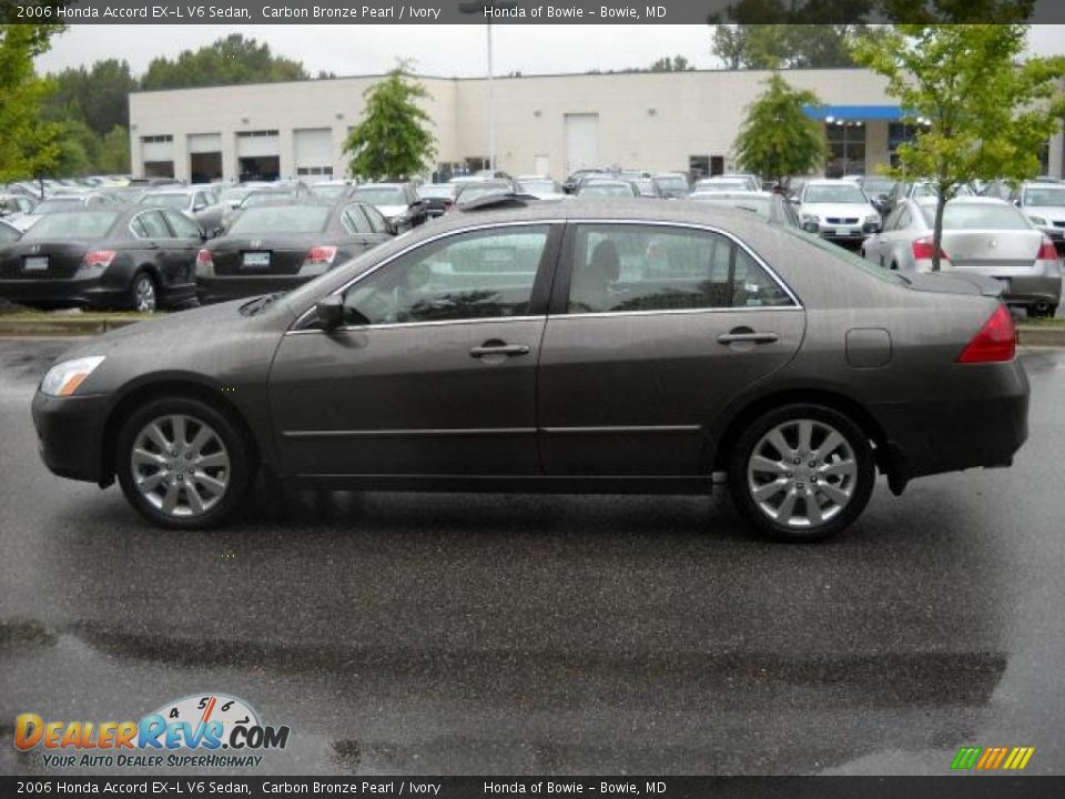 2006 Honda Accord EX-L V6 Sedan Carbon Bronze Pearl / Ivory Photo #6