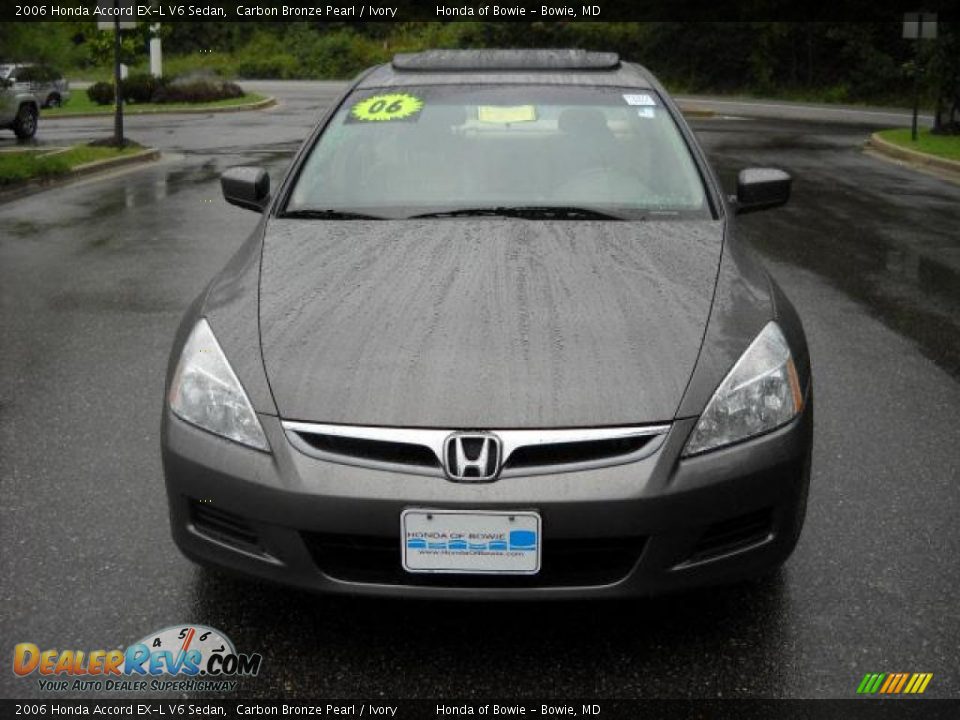 2006 Honda Accord EX-L V6 Sedan Carbon Bronze Pearl / Ivory Photo #8