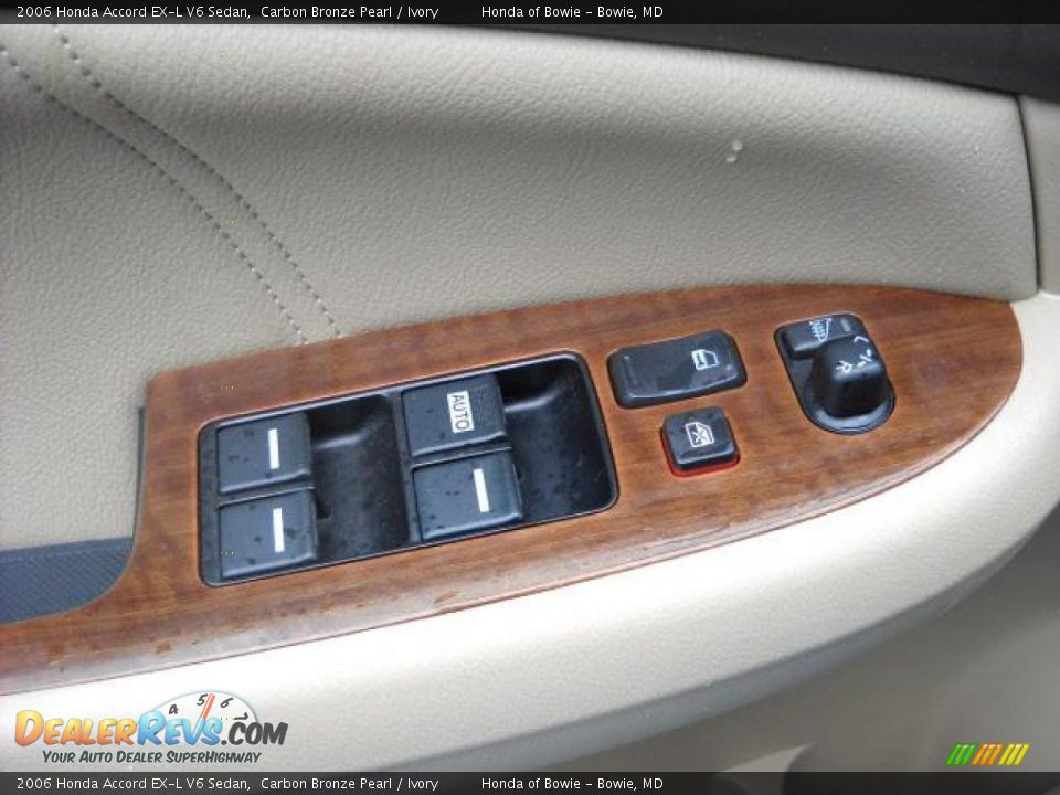 2006 Honda Accord EX-L V6 Sedan Carbon Bronze Pearl / Ivory Photo #16