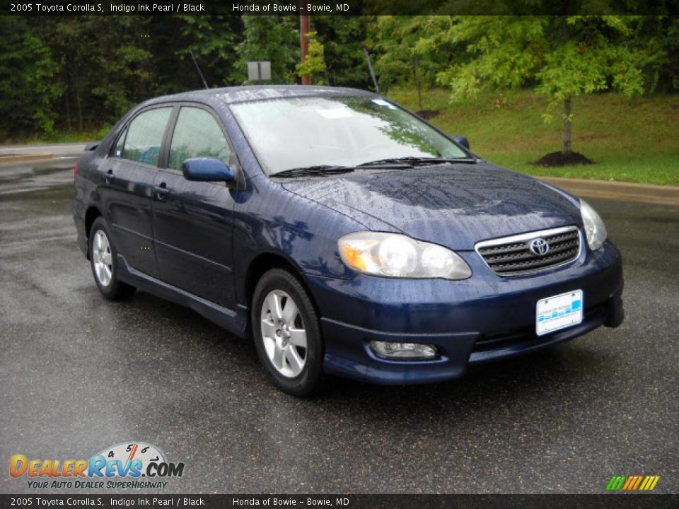 2005 Toyota Corolla S Indigo Ink Pearl / Black Photo #1