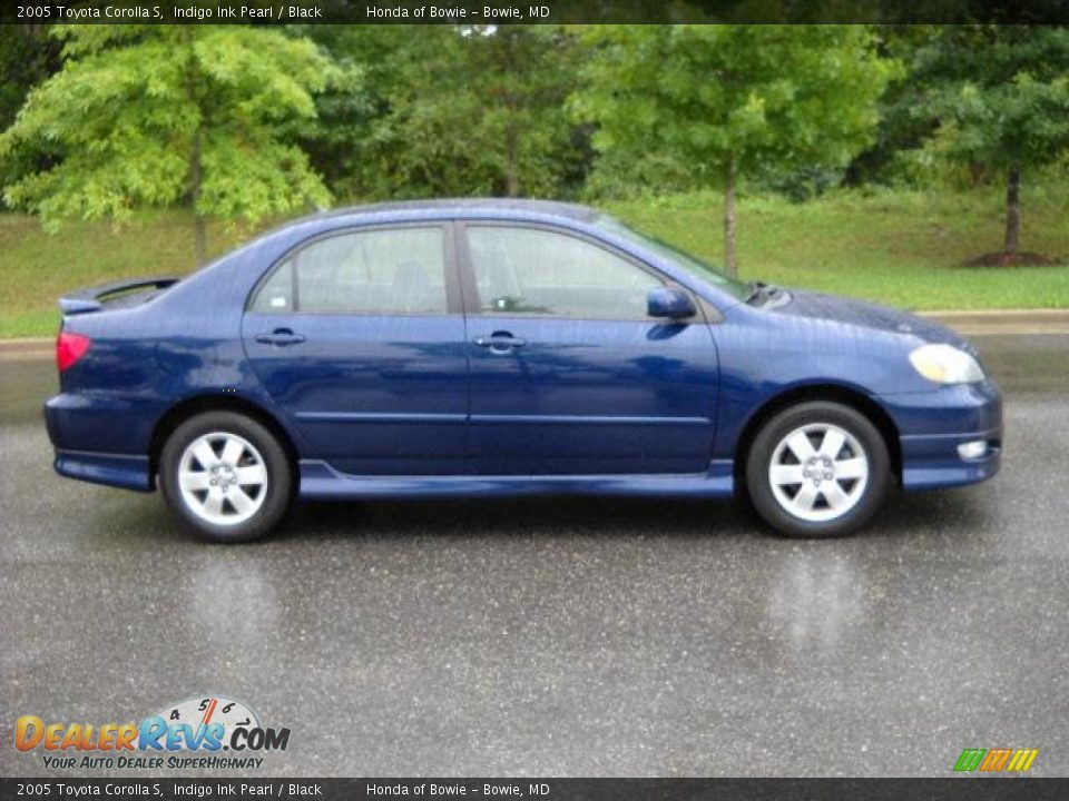 2005 Toyota Corolla S Indigo Ink Pearl / Black Photo #2