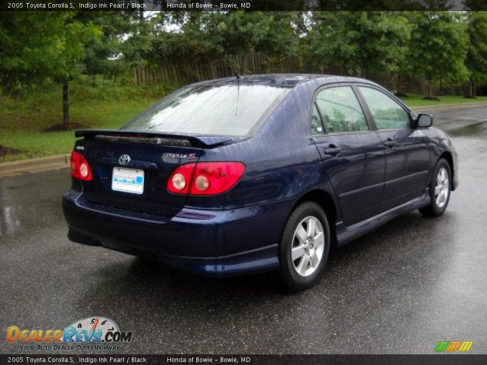 2005 Toyota Corolla S Indigo Ink Pearl / Black Photo #3