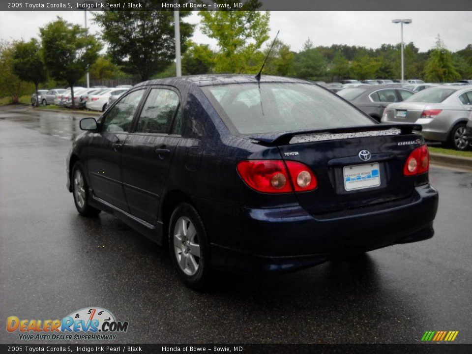 2005 Toyota Corolla S Indigo Ink Pearl / Black Photo #5