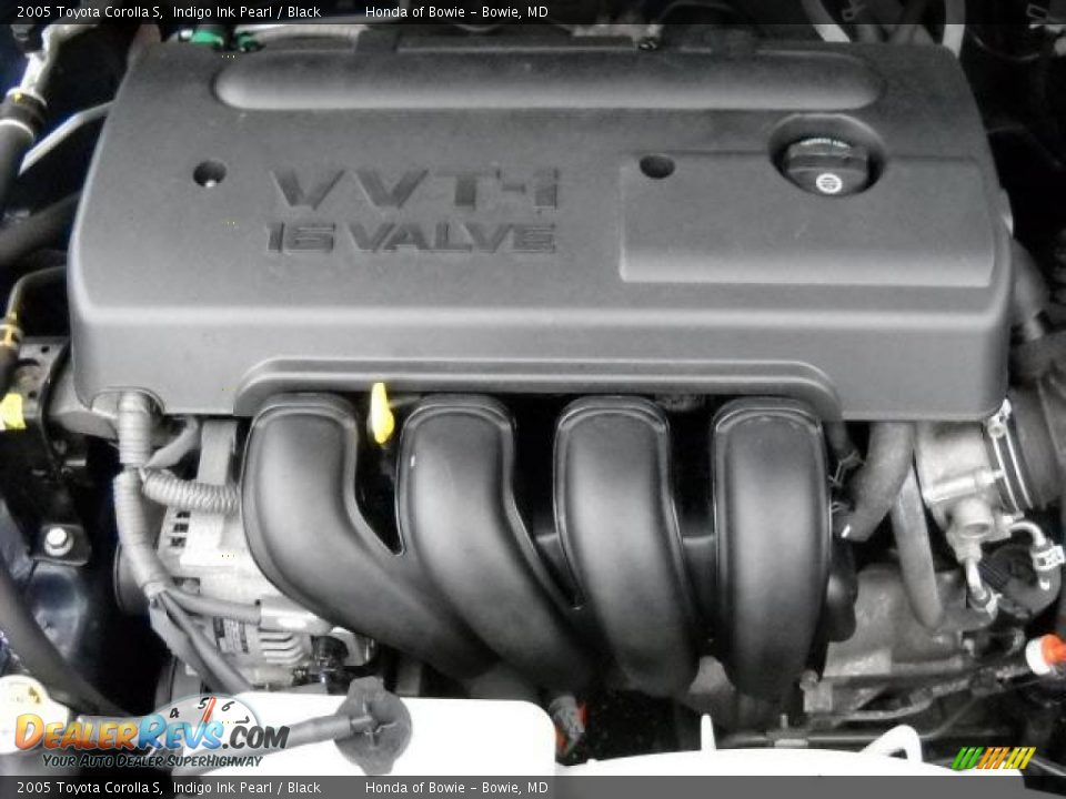 2005 Toyota Corolla S Indigo Ink Pearl / Black Photo #9